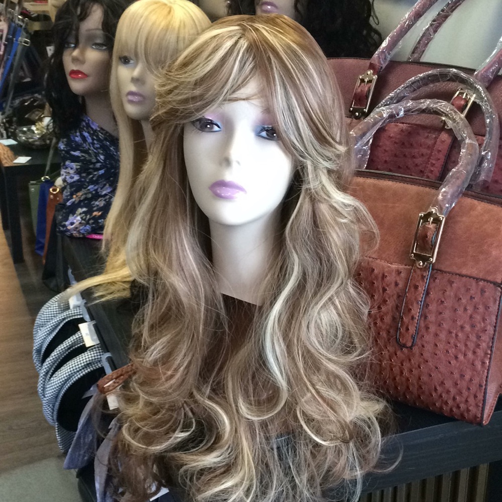 New Honey Blonde Mixed 24 inch Full Wig